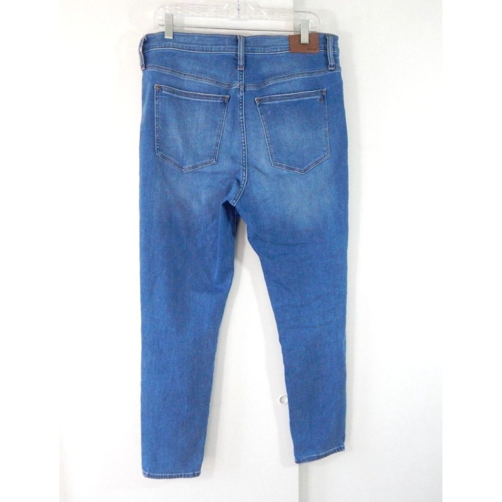 MADEWELL JEANS roadtripper crop light wash iberia super stretch high rise 32 - Picture 7 of 10